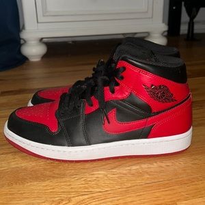 Red and Black Jordan 1s